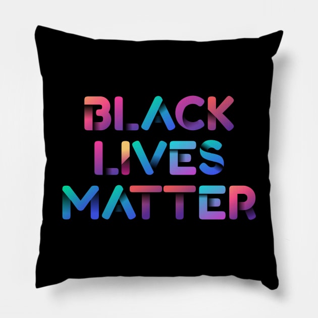 Black lives matter pride Pillow by PatelUmad