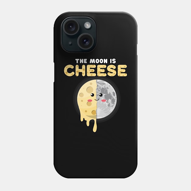 The moon is cheese Phone Case by ProLakeDesigns