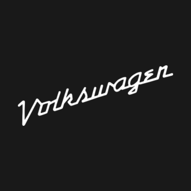 volkswagen vintage ad font