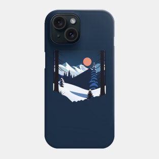 Winter Whimsy: Delightful Art Prints to Embrace the Chill Phone Case