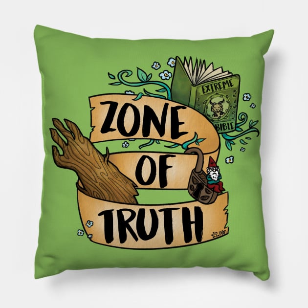 Zone of Truth Pillow by Alexa Martin