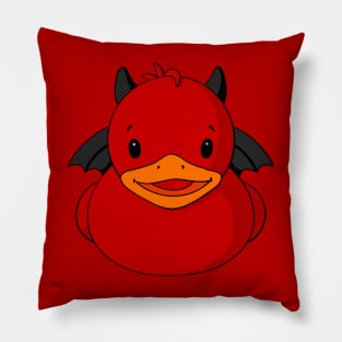 Devil Rubber Duck Pillow