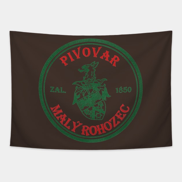 Pivovar Maly Rohozec Tapestry by MindsparkCreative