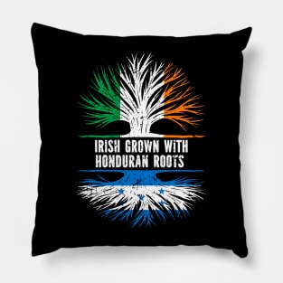 Irish Grown With Honduran Roots Ireland Flag Pillow