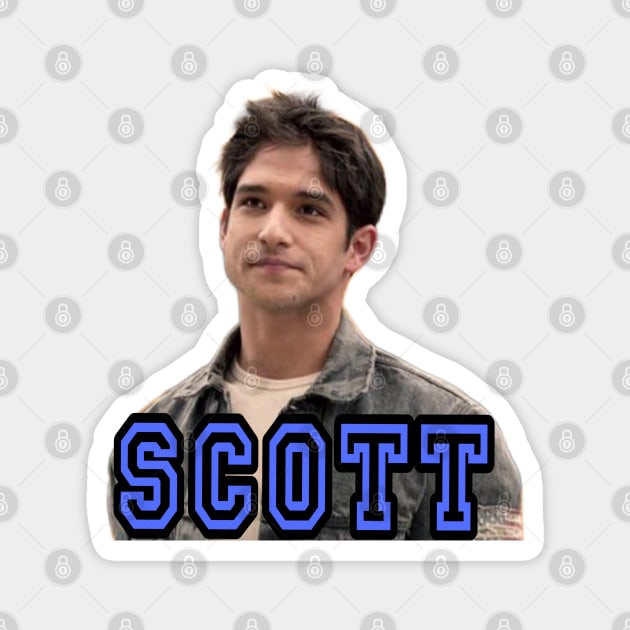 Scott McCall Magnet by Singletary Creation