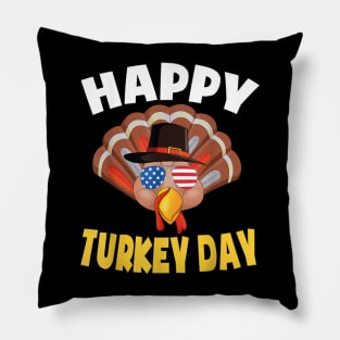 Happy Turkey Day Pillow