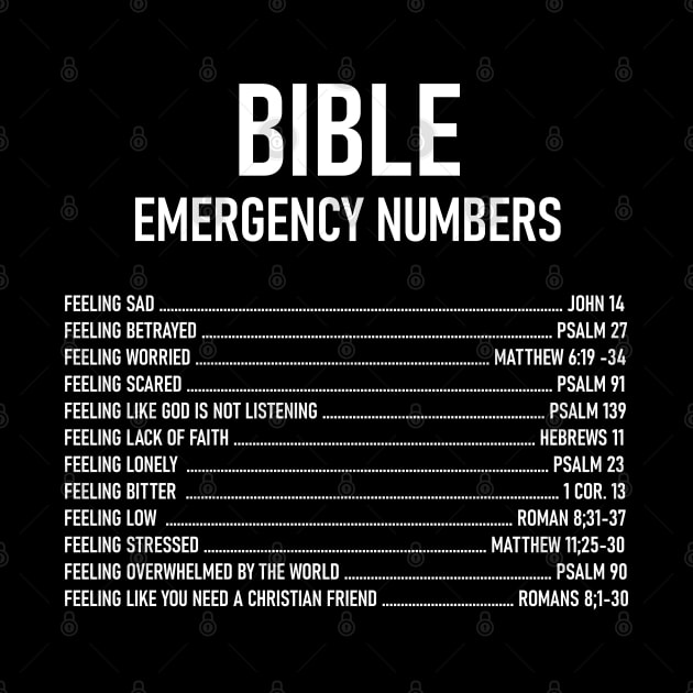 Bible Emergency Numbers by Caskara