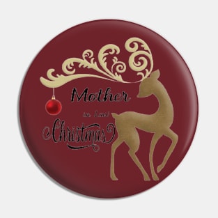 Mother In Law Christmas Pin