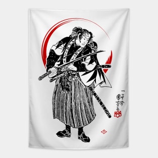 Ukiyo-e Rebel: The Samurai Ronin Tee Tapestry