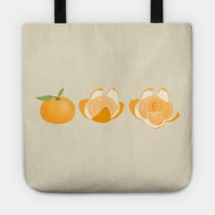 Cute tangerine illustration Tote