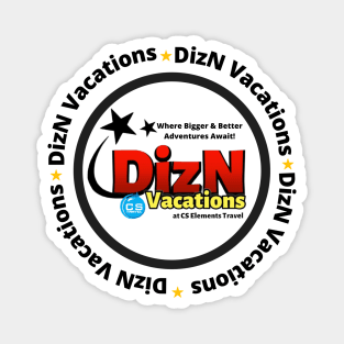 Circle DizN Vacations Magnet