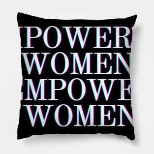 Feminist Gifts - Empowered Women Empower Women - Glass Ceiling Feminism Gift Ideas for the Strong Woman of Feminine Energy Pillow