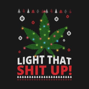 Weed Christmas T-Shirt