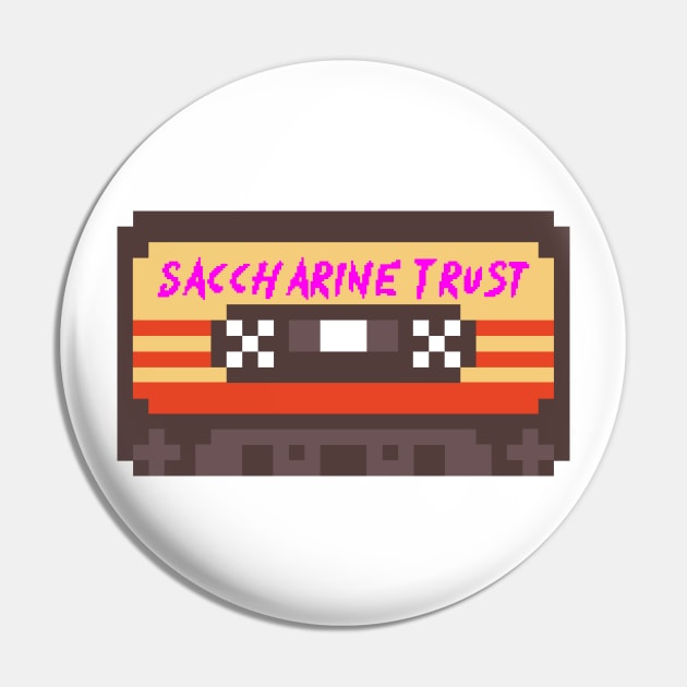 Saccharine Trust 8bit cassette Pin by terilittleberids