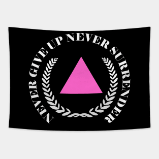 NEVER GIVE UP NEVER SURRENDER (QUEER RIGHTS) Tapestry