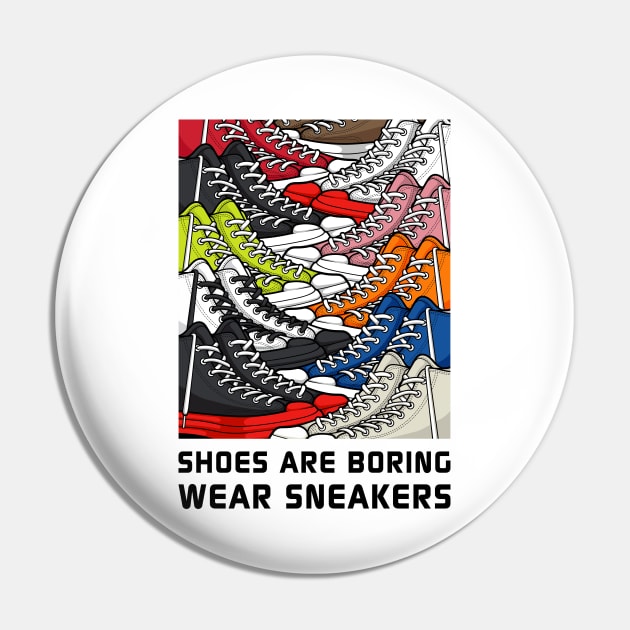 Classic Canvas Sneaker Pin by milatees