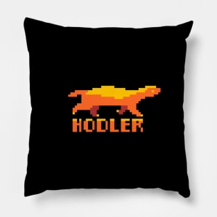 Honey Badger Hodler Pillow