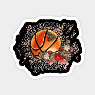 Aesthetic Pattern Blazers Basketball Gifts Vintage Styles Magnet