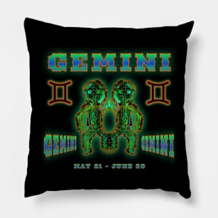 Gemini 4a Black Pillow