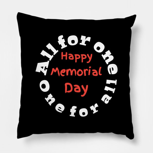 Memorial day Pillow by Ehabezzat