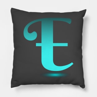 Letter E Letter Art Pillow