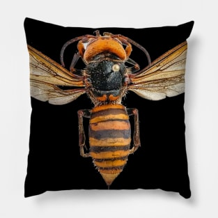 murder hornet Pillow