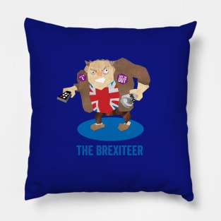 THE BREXITEER - BREXIT-SUPPORTING EURO-SCEPTIC Pillow