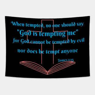 James 1:13 - God does not tempt you te devil does Tapestry