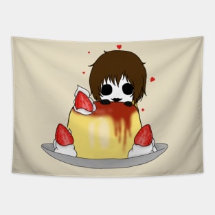 creepypasta food chibi (masky) Tapestry