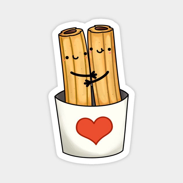 Cute Kawaii Churros Kawaii Food Magnet Teepublic Au