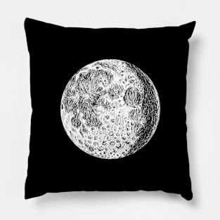 The Moon Illustration Pillow