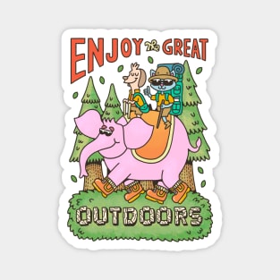 enjoy the great outdoor Magnet