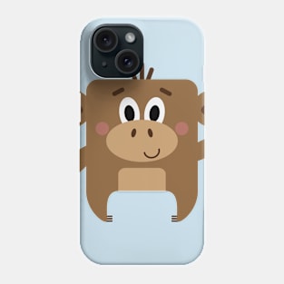 Mr Square Monkey Phone Case