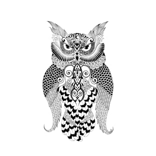 Mehendi owl T-Shirt