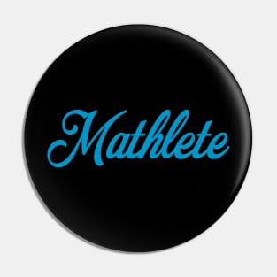 Mathlete Funny Math Competition Design Pin