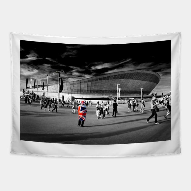 Lee Valley VeloPark 2012 London Olympic Velodrome Tapestry by AndyEvansPhotos