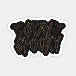 Stay Spooky outline Magnet