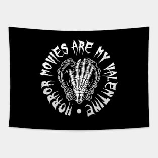 Horror Movies Are My Valentine - Horror Design Tapestry