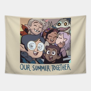 our summer owl house Tapestry