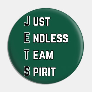 JETS Just Endless Team Spirit Pin