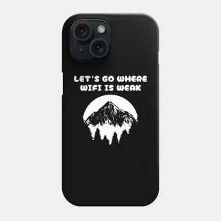 Where WiFi Fades, Adventure Begins: Hiking Phone Case