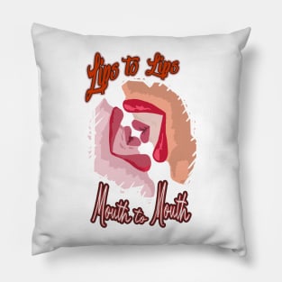 A Couple Kiss Pillow