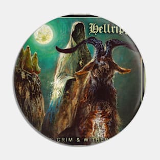 Hellripper - Warlocks Grim & Withered Hags Tracklist Album Pin