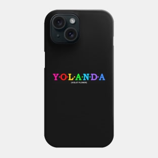 Yolanda - Violet Flower Phone Case