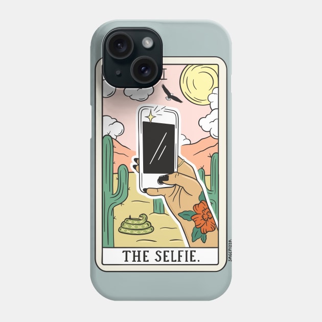 SELFIE READING (LIGHT) Phone Case by sagepizza