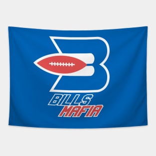 Bills Mafia Braves Logo Tapestry