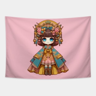 Geisha Doll Tapestry