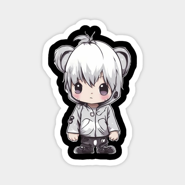 Cuddle Worthy Kawaii Baby Boy Magnet by animegirlnft