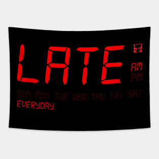 Running Late Tapestry