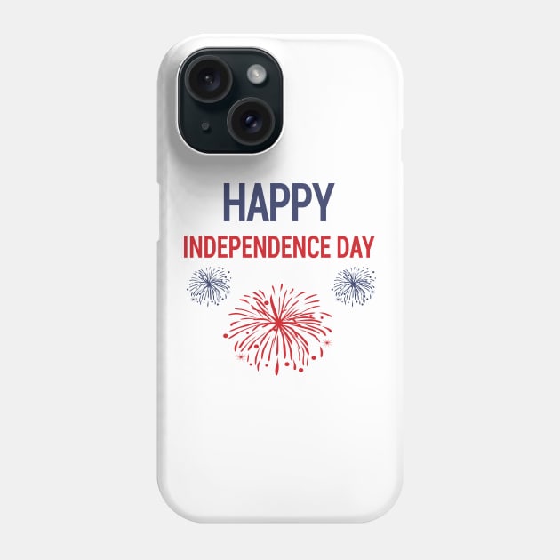 4th of July Fireworks Phone Case by JevLavigne